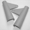 (image for) Headlight brackets, top fork covers, Norton (pair)