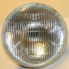 (image for) Headlight reflector, 7in semi sb with pilot, Lucas style