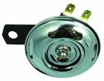 (image for) Horn 12V, 70mm dia, chrome