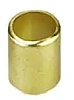 Hose ferrule, cap, 13mm (1/2 inch) ID, brass