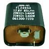 Flasher unit, indicator relay, 6v Yamaha style, 2 pin 10W