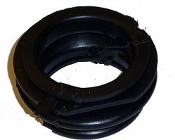 (image for) Air filter gaiter to carb, Norton Commando with black box filter