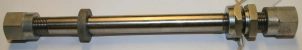 (image for) Axle, front, assembly, Norton girder forks