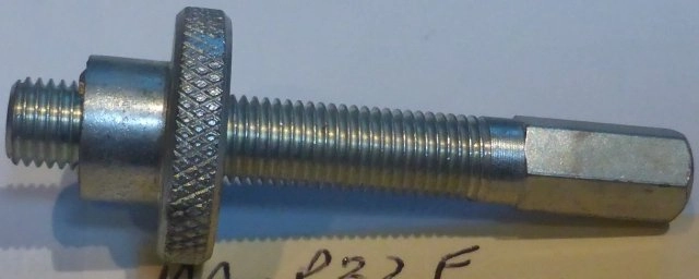 (image for) Brake front cable adjuster, BSC 5/16inch 26tpi, hex +thumb wheel