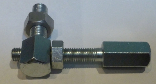 (image for) Rear brake pedal adjuster, Norton fbed 1953+ assy