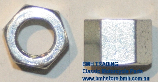 (image for) Nut, 5/16in x 26tpi, extra height, reduced hex, Norton