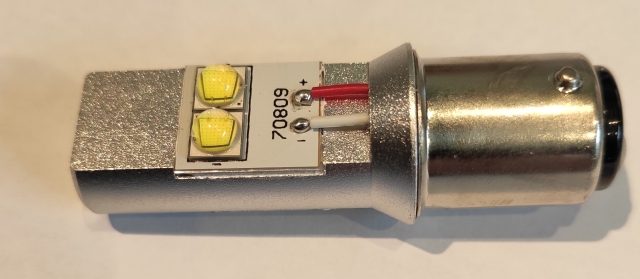 Bulb, Headlight, pre-BPF BA15D 6v to 24v LED20/40w approx - Click Image to Close