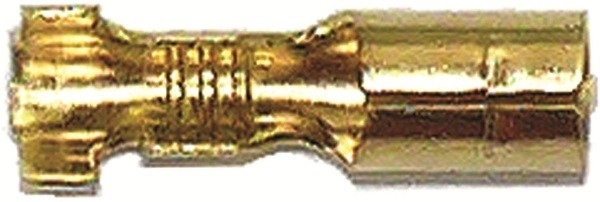 (image for) Wiring, connector, bullet female socket, crimp type (set 10)