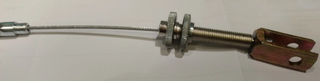 (image for) Cable, brake, Norton, 1947 to 1962, nylon lined,with clevis