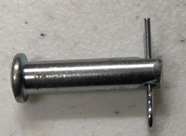 (image for) Clevis pin, 1/4in dia 1in long with clip