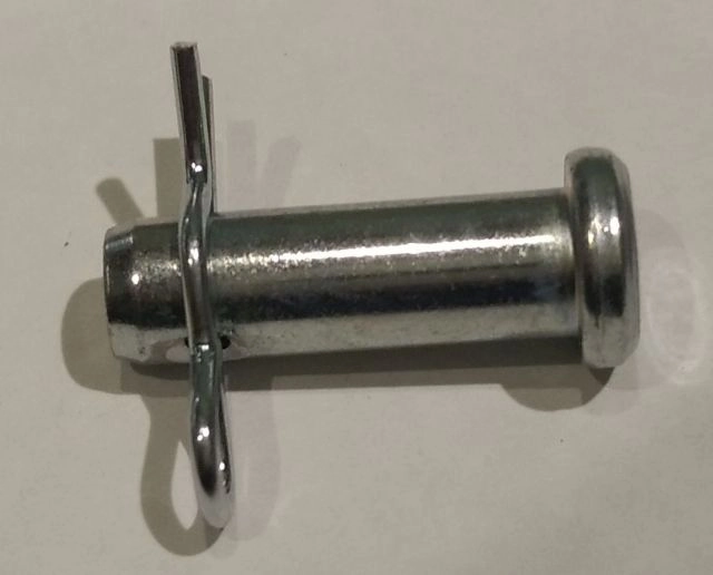 (image for) Clevis pin, 5/16in dia 3/4in long, with split pin clip