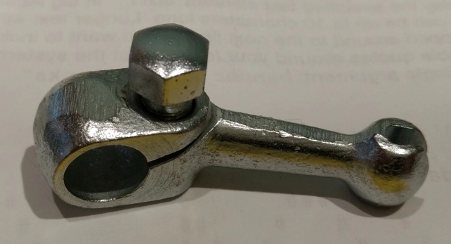 Clutch worm lever arm + bolt, Norton upright gbox (Refurb) 1/2"