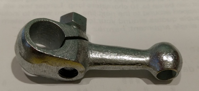 Clutch worm lever arm + bolt, Norton upright gbox (Refurb) 1/2"