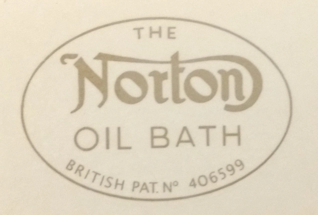 (image for) Decal, oilbath, Norton