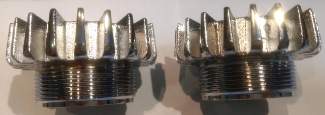 Modal Additional Images for Exhaust nut, Norton Commando 850 with 750 pipes pair