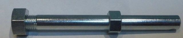 (image for) Valve lifter cam spindle and nut, Norton OHV 1932+