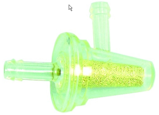 (image for) Fuel filter, in line, Visu, long slim-line, 90 deg 1/4inch