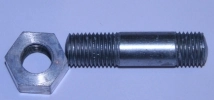 (image for) Stud + nut + w , fork crown main tube clamping, Norton SRH (set)