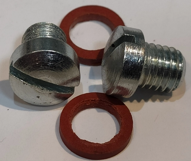 (image for) Plug (screw), fork end, drain, Norton SS(pr)