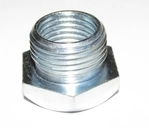 (image for) Fuel tank adaptor 3/8 BSP male to 1/4 BSP female, brass, plain