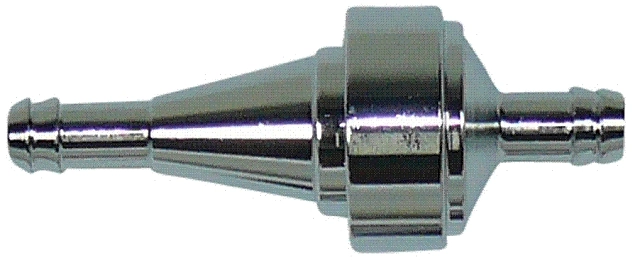 (image for) Fuel filter, in line, alloy cone,1/4