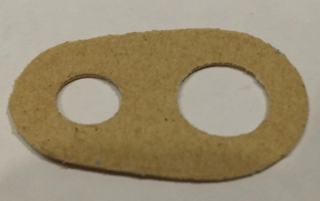 (image for) Gasket, Norton twins, breather. left rear crankcase
