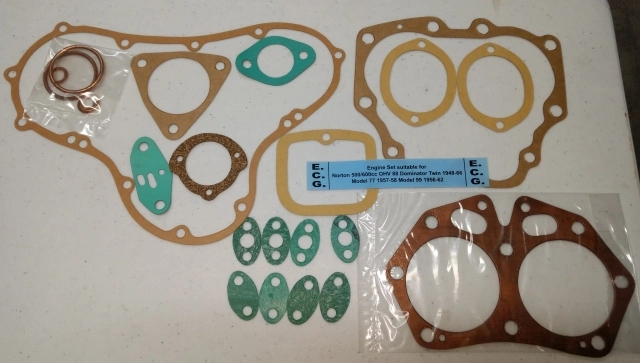 (image for) Gasket set, Norton twins 500 600cc, engine