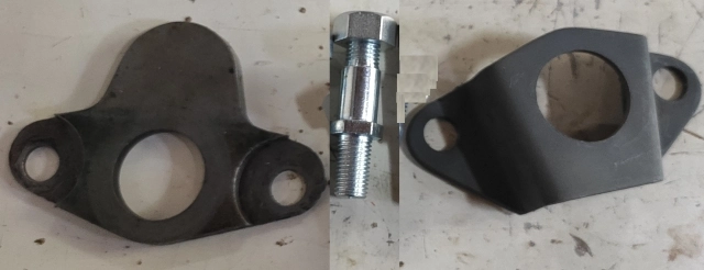 (image for) Gearbox stop stud+nut for pawl carrier, 5/16x5/16 long, Norton