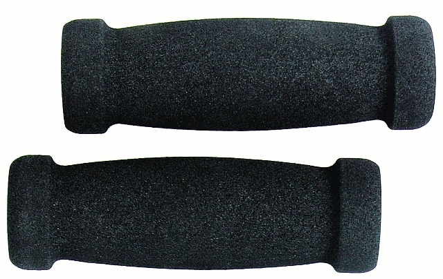 (image for) Grips, 7/8in bar, Foam, open end with end caps, pr