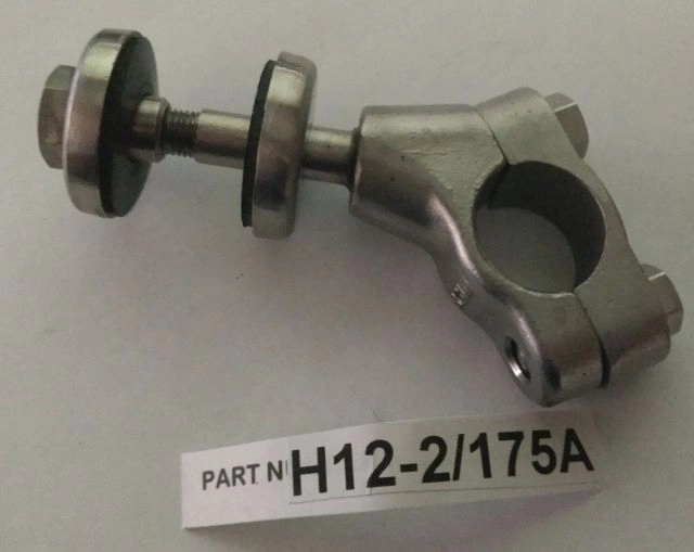 (image for) Handlebar P clamp mounting bracket, Norton stainless ea