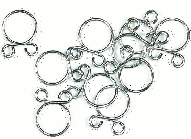 (image for) Fuel pipe hose clip, 8mm dia wire type (pr)