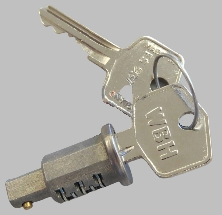 (image for) Ignition switch lock barrel with keys