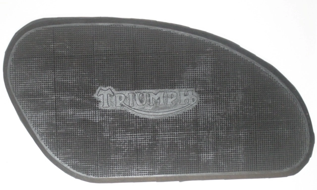 (image for) Knee pad rubbers, Triumph, glue on, logo pr