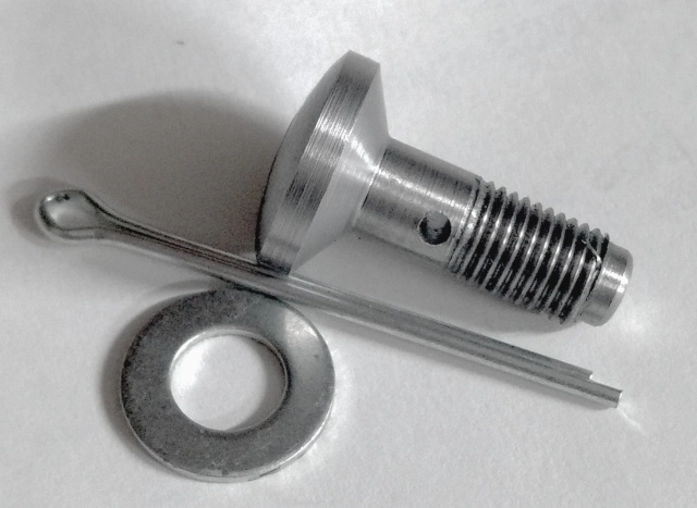 (image for) Tool box & battery box lid knob, plain steel (ass) ea