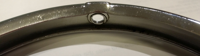Headlight rim, Lucas pattern 6 inch DU42 - Click Image to Close
