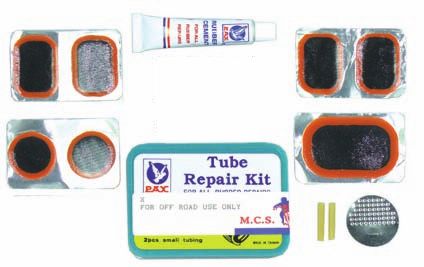 Tube repair kit, cold patch