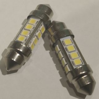Bulb, Festoon, 6v LED, 42mmx10mm non polarity pair