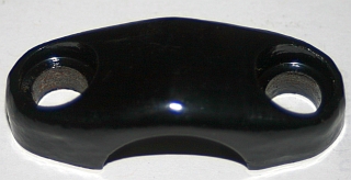 Handlebar mounting clip, Norton, black