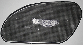 Knee pad rubbers, Triumph, glue on, 82-5401/2 (pr)