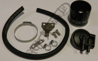 Oil filter kit, for spin on cartridge eg Norton Commando, Triumph