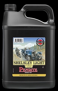 Oil, engine, Penrite Shelsley Light 5L SAE 30 (Post to Aust)