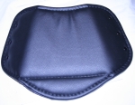 Saddle cover, pillion, with mounting tabs