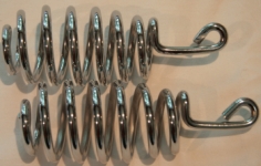 Saddle springs, 6in side mount (pr)