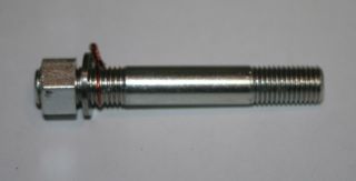 Gearbox cover bottom stud + nut +washer, Norton upright