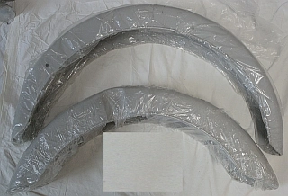 (image for) Mudguard set, front and rear, BSA swing arm, 1956 A B M