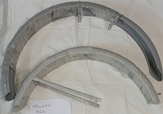 (image for) Mudguard set, front and rear, Triumph rigid 3T M model