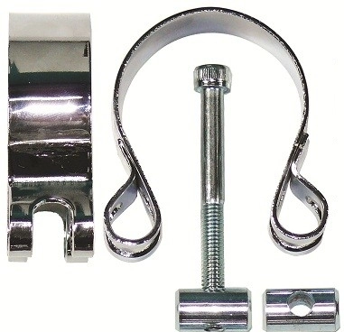 (image for) Exhaust muffler clamp, universal, 42-48mm