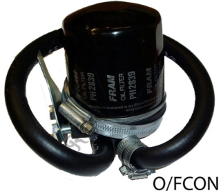 Oil filter kit, for spin on cartridge eg Norton Commando, Triumph