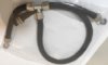 Rocker oil feed pipe assembly, Norton Dominator, black rubber