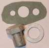 (image for) Nut, oil pipe to crankcase, +washer+gasket, Norton twins (set)